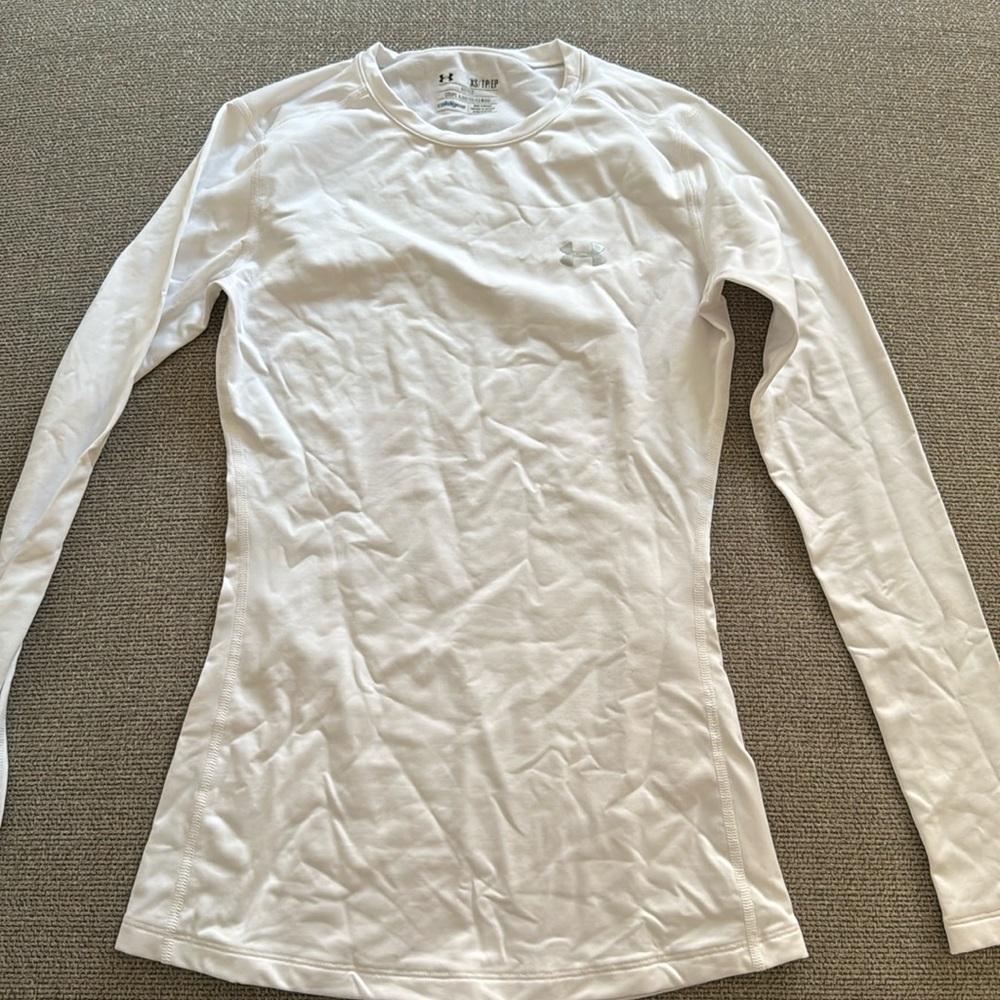 Underarmour white thermal shirt .